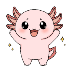 Cute Axolotl common word