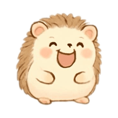 Relaxing Hedgehog Stickers