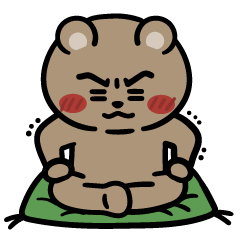 Bear's sticker -winter-