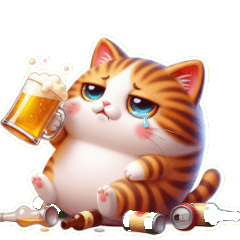 Chubby Stupid Cat Go Away, Dont Both
