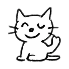 Casual Cute Doodle Cat