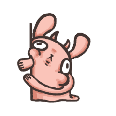 融化的奇美拉兔子01