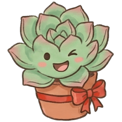 植物叢林 - 多肉插畫