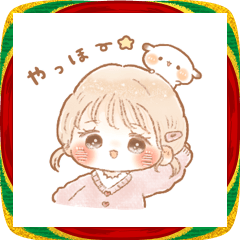 もるちゃんと女の子ꕤお正月