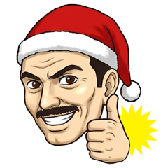 It's Christmas, Mr. bald head!