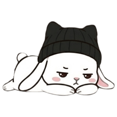 Beanie The Black Hat Rabbit