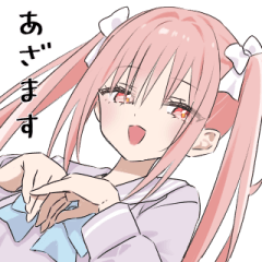 Pink Haired Girl(Sailor suit)