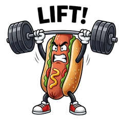 Sporty Hot Dog!