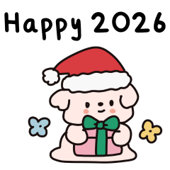 Lovely doodle puppy stickers