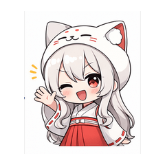 Hanehiyo Everyday Reaction Stickers