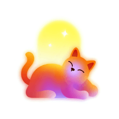 Animal Gradient Sticker Set