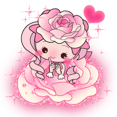 Ribbon girl in love 6  7Color Pink Magic