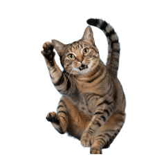 【変なポーズの猫 3】