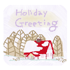 クリスマス年末年始　季節の挨拶スタンプ