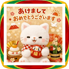 お正月★とびだす大人の年賀状★正月★