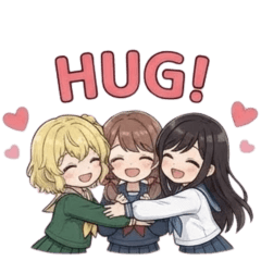 Yuru-Fuwa Best Friends Stickers2