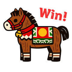 Relaxed Horse Daily Stickers