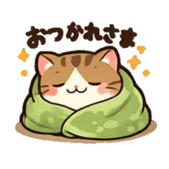 Heartwarming cats Sticker