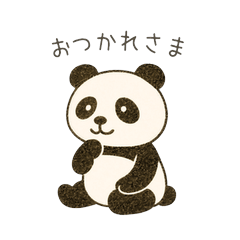 Gentle Panda Stickers
