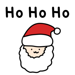 Cute New Year doodle stickers Eng