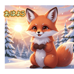 Animal Sticker - Fox Edition