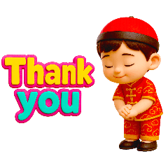 Cute 3D Kids Chat (Boy) CNY