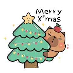 Capybara Cute! : Merry Christmas & HNY