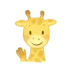 Gentle Giraffe: Polite Stickers