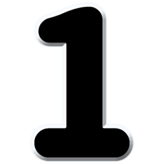 Numbers "1-40" in black letters N