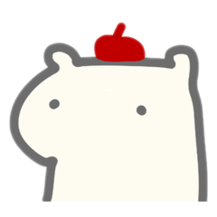 小培喜歡戴貝雷帽