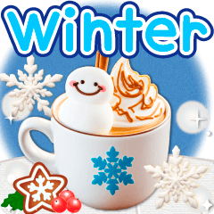 Colored Pencil & Yarn-Style 3D winter en