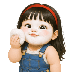 Chubby Girl Funny face182 EN