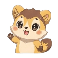 Cute Amimal named Mocchi stickers