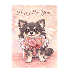 chihuahua cute stamps