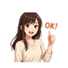 Real Anime Girl Daily Life Stickers