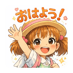 むぎむぎ　普段使いスタンプ