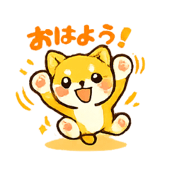 Energetic Mameshiba Stickers