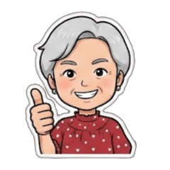 銀髮生活必備：全方位的萬用奶奶貼圖包