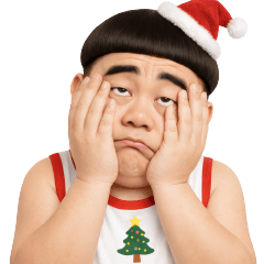 搞笑臉 07 Happy new year