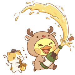 Duck, Reindeer, Round Head (no tex)