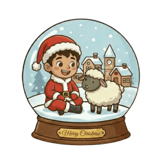 David the shepherd Christmas & winter 2