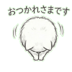 動く！目が笑ってないポメ