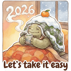 禪龜 Zen Tortue 2026開運新年貼圖
