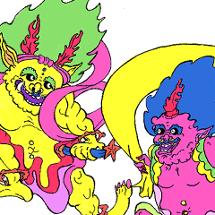 Thunder god , Wind god