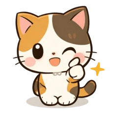 Work-Friendly Tabby Calico Cat Stickers