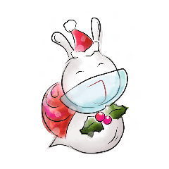 festive little mask gang by donn.