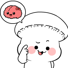 Chubby Mushroom 2 : Pop-up stickers