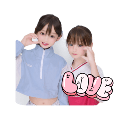 かわいい、ほんのりしたスタンプになってる