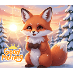 Animal Sticker - Fox EditionEngVr