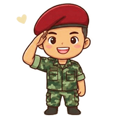 A handsome and kind young soldier.